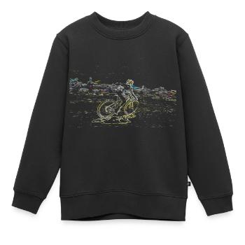 MTB MTB Downhill - Kinder Premium Organic Sweatshirt - Schwarz - Vorne - AI Model Kid Female (0cm)