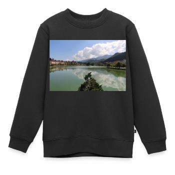 See in Vietnam - Kinder Premium Organic Sweatshirt - Schwarz - Vorne - AI Model Kid Female (0cm)