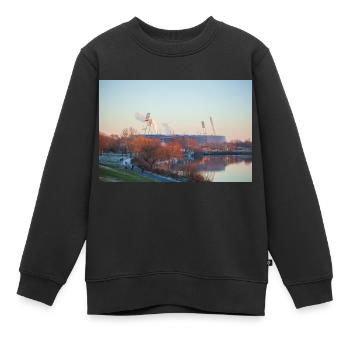 Weserstadion - Kinder Premium Organic Sweatshirt - Schwarz - Vorne - AI Model Kid Female (0cm)
