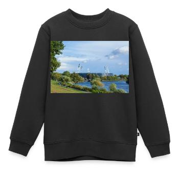 Weserstadion - Kinder Premium Organic Sweatshirt - Schwarz - Vorne - AI Model Kid Female (0cm)