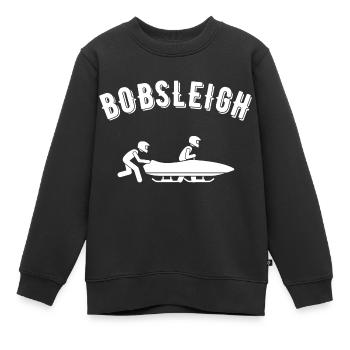 Bob - Kinder Premium Organic Sweatshirt - Schwarz - Vorne - AI Model Kid Female (0cm)