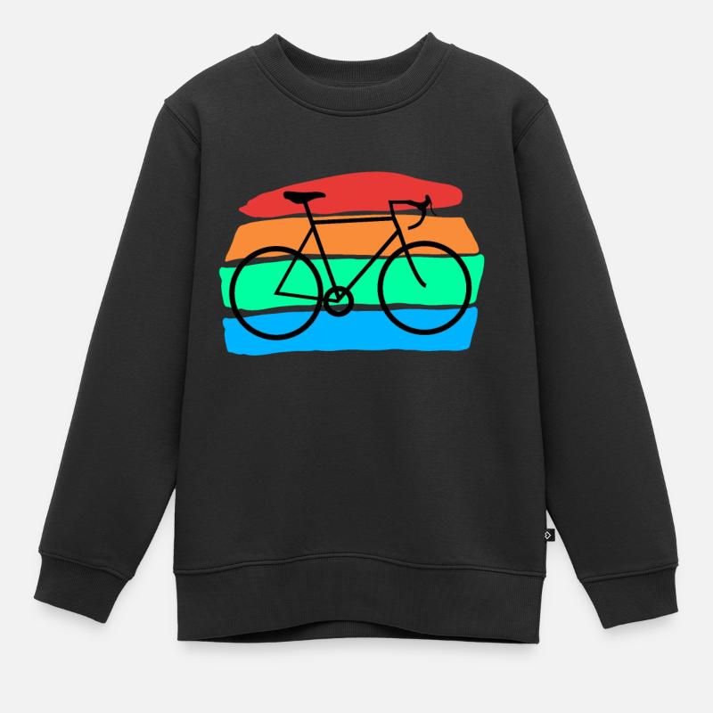 Fahrrad - Kinder Premium Organic Sweatshirt - Schwarz