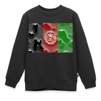 Afghanistan - Kinder Premium Organic Sweatshirt - Schwarz - Vorne - AI Model Kid Female (0cm)