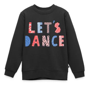 Lass uns tanzen - Kinder Premium Organic Sweatshirt - Schwarz - Vorne - AI Model Kid Female (0cm)