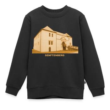 Senftenberg Schloss Festung Brandenburg Spreewald - Kinder Premium Organic Sweatshirt - Schwarz - Vorne - AI Model Kid Female (0cm)