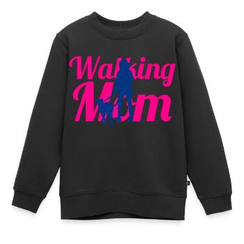 Animal - Sweat Premium enfant bio - noir - Devant - AI Model Kid Female (0cm)