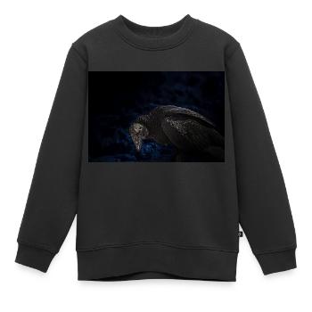 Der schreckliche Geier mit dem roten Auge - Kinder Premium Organic Sweatshirt - Schwarz - Vorne - AI Model Kid Female (0cm)