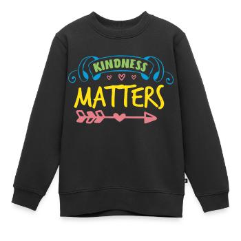 LA GENTILLESSE COMPTE - Sweat Premium enfant bio - noir - Devant - AI Model Kid Female (0cm)