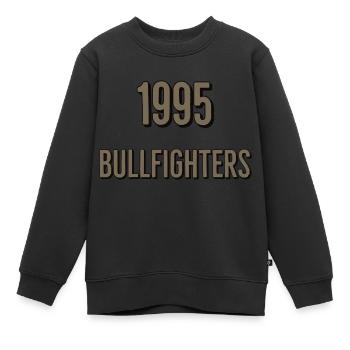 Retro - Kinder Premium Organic Sweatshirt - Schwarz - Vorne - AI Model Kid Female (0cm)