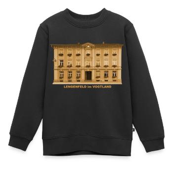 Mairie de Lengenfeld Vogtland Saxe - Sweat Premium enfant bio - noir - Devant - AI Model Kid Female (0cm)