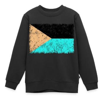 Tschechien INVERS - Kinder Premium Organic Sweatshirt - Schwarz - Vorne - AI Model Kid Female (0cm)