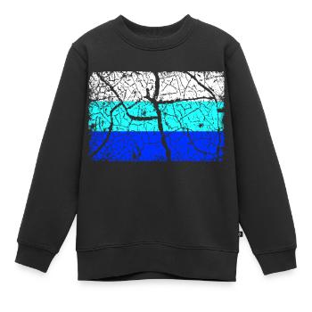 Drapeau de l’Allemagne INVERSÉ - Sweat Premium enfant bio - noir - Devant - AI Model Kid Female (0cm)