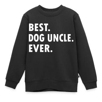 Dog Hund - Kinder Premium Organic Sweatshirt - Schwarz - Vorne - AI Model Kid Female (0cm)