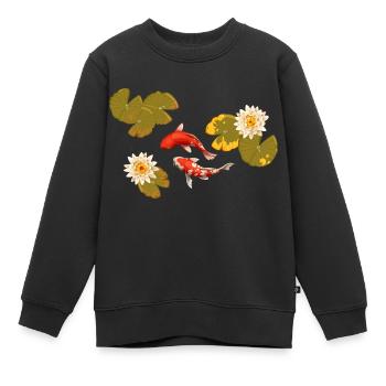 Meerestiere - Kinder Premium Organic Sweatshirt - Schwarz - Vorne - AI Model Kid Female (0cm)
