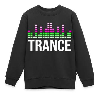 Trance-Musik - Kinder Premium Organic Sweatshirt - Schwarz - Vorne - AI Model Kid Female (0cm)