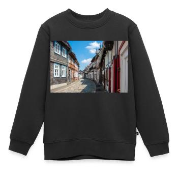 Altstadt Goslar Niedersachsen - Kinder Premium Organic Sweatshirt - Schwarz - Vorne - AI Model Kid Female (0cm)