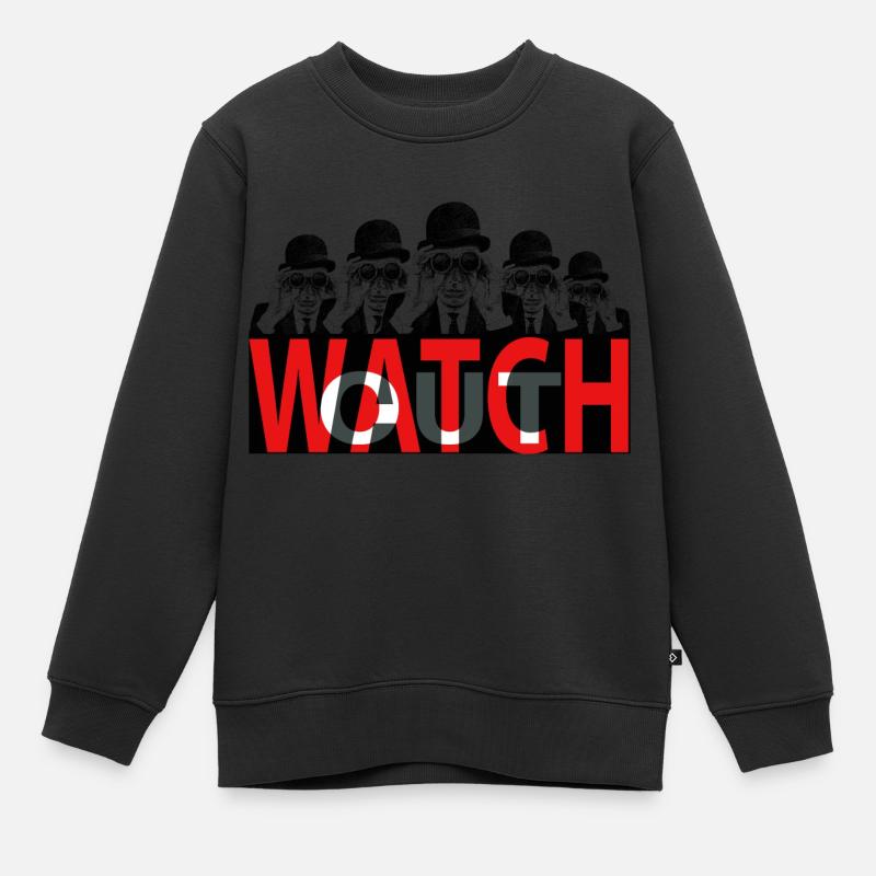 Fais gaffe - Sweat Premium enfant bio - noir