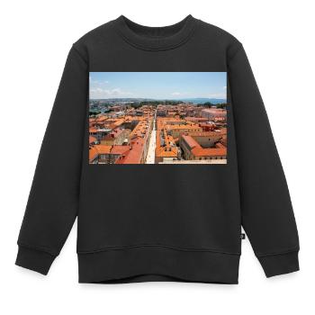 Stadtbild Altstadt von Zadar im Bundesstaat Zadar - Kinder Premium Organic Sweatshirt - Schwarz - Vorne - AI Model Kid Female (0cm)