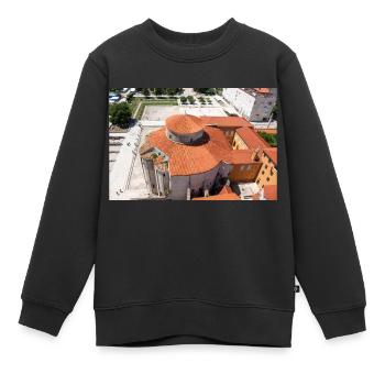 Église de Saint-Donat Zadar Croatie - Sweat Premium enfant bio - noir - Devant - AI Model Kid Female (0cm)