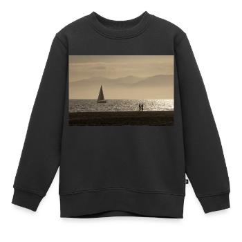 Ambiance de soirée à Venice Beach - Sweat Premium enfant bio - noir - Devant - AI Model Kid Female (0cm)