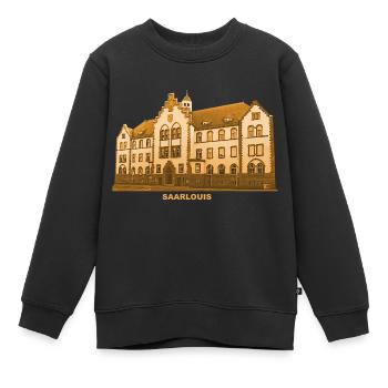 Tribunal d’instance de Sarrelouis en Sarre - Sweat Premium enfant bio - noir - Devant - AI Model Kid Female (0cm)