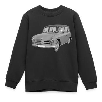 Pkw P70 Kombi Zwickau DDR Oldtimer - Kinder Premium Organic Sweatshirt - Schwarz - Vorne - AI Model Kid Female (0cm)