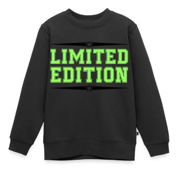 Édition limitée - Sweat Premium enfant bio - noir - Devant - AI Model Kid Female (0cm)