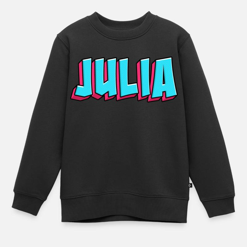 Image du nom : Julia - Sweat Premium enfant bio - noir