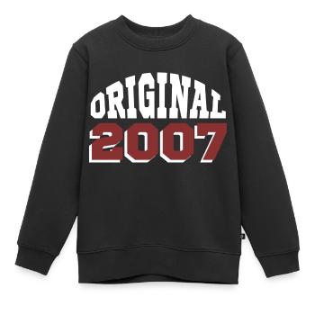 Original 2007 - Sweat Premium enfant bio - noir - Devant - AI Model Kid Female (0cm)