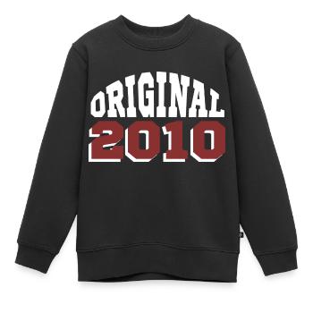 Original 2010 - Sweat Premium enfant bio - noir - Devant - AI Model Kid Female (0cm)