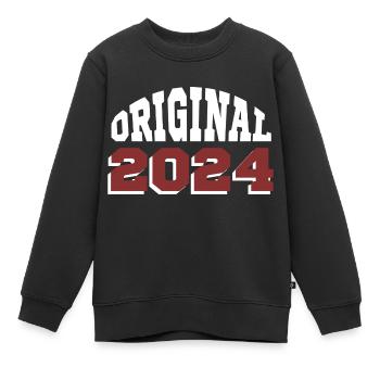 Original 2024 - Sweat Premium enfant bio - noir - Devant - AI Model Kid Female (0cm)