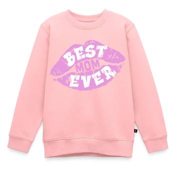 Maman - Sweat Premium enfant bio - rose - Devant - AI Model Kid Female (0cm)