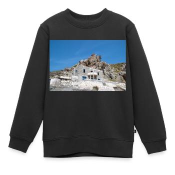 lost place Empros Therme bei den Therma Springs - Kinder Premium Organic Sweatshirt - Schwarz - Vorne - AI Model Kid Female (0cm)