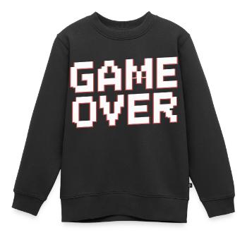 FIN DU JEU - Sweat Premium enfant bio - noir - Devant - AI Model Kid Female (0cm)