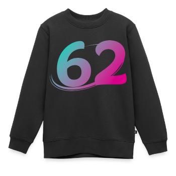 Nummer 62 mehrfarbig - Kinder Premium Organic Sweatshirt - Schwarz - Vorne - AI Model Kid Female (0cm)