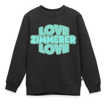 Dire Zimmerer - Sweat Premium enfant bio - noir - Devant - AI Model Kid Female (0cm)