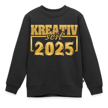 Concepteur de sites Web 2025 - Sweat Premium enfant bio - noir - Devant - AI Model Kid Female (0cm)