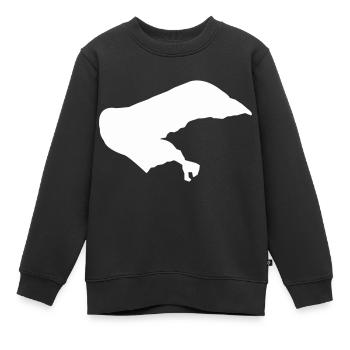 borkum insel - Kinder Premium Organic Sweatshirt - Schwarz - Vorne - AI Model Kid Female (0cm)