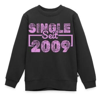 seit 2009 - Kinder Premium Organic Sweatshirt - Schwarz - Vorne - AI Model Kid Female (0cm)