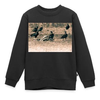 les vautours - Sweat Premium enfant bio - noir - Devant - AI Model Kid Female (0cm)