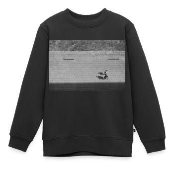 ways. - Kinder Premium Organic Sweatshirt - Schwarz - Vorne - AI Model Kid Female (0cm)