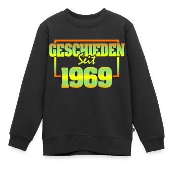 Ehemann 1969 - Kinder Premium Organic Sweatshirt - Schwarz - Vorne - AI Model Kid Female (0cm)