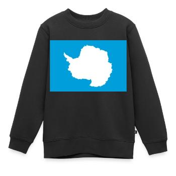 Antarctique - Sweat Premium enfant bio - noir - Devant - AI Model Kid Female (0cm)