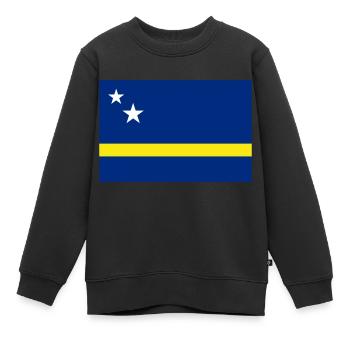 Curacao - Kinder Premium Organic Sweatshirt - Schwarz - Vorne - AI Model Kid Female (0cm)