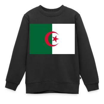 Algerien - Kinder Premium Organic Sweatshirt - Schwarz - Vorne - AI Model Kid Female (0cm)