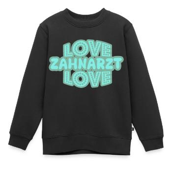 Dire dentiste - Sweat Premium enfant bio - noir - Devant - AI Model Kid Female (0cm)