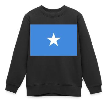 Somalia - Kinder Premium Organic Sweatshirt - Schwarz - Vorne - AI Model Kid Female (0cm)