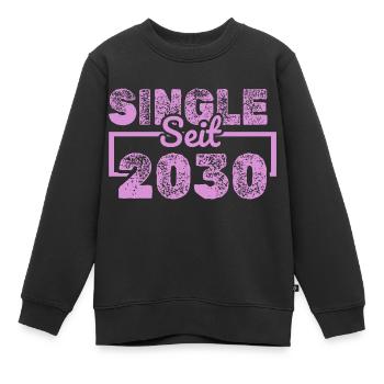 depuis 2030 - Sweat Premium enfant bio - noir - Devant - AI Model Kid Female (0cm)