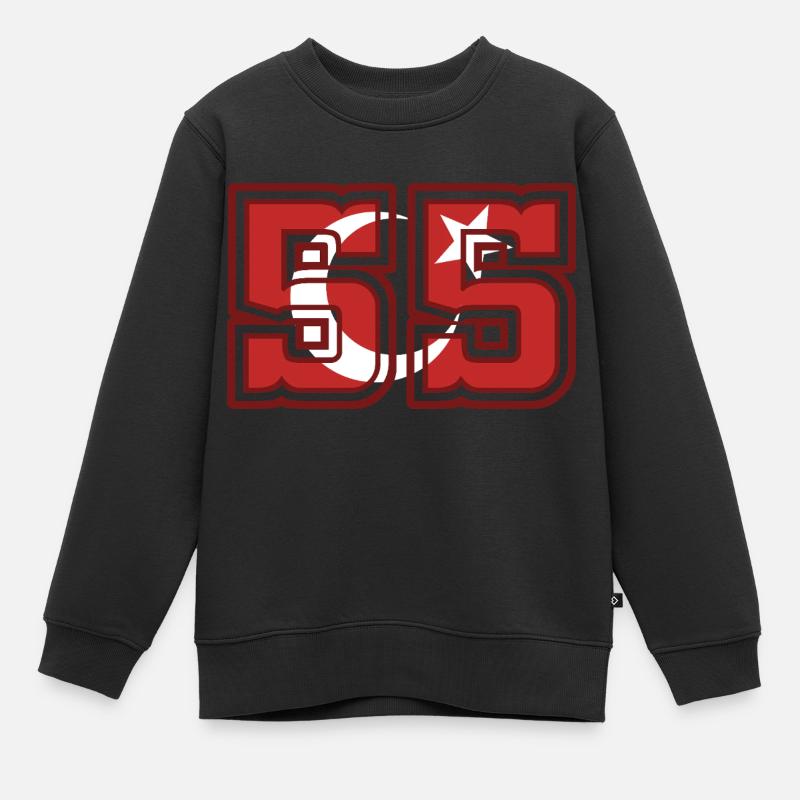 Samsun - Sweat Premium enfant bio - noir