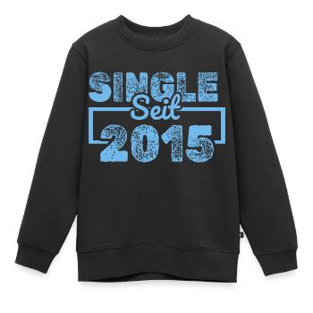 seit 2015 - Kinder Premium Organic Sweatshirt - Schwarz - Vorne - AI Model Kid Female (0cm)